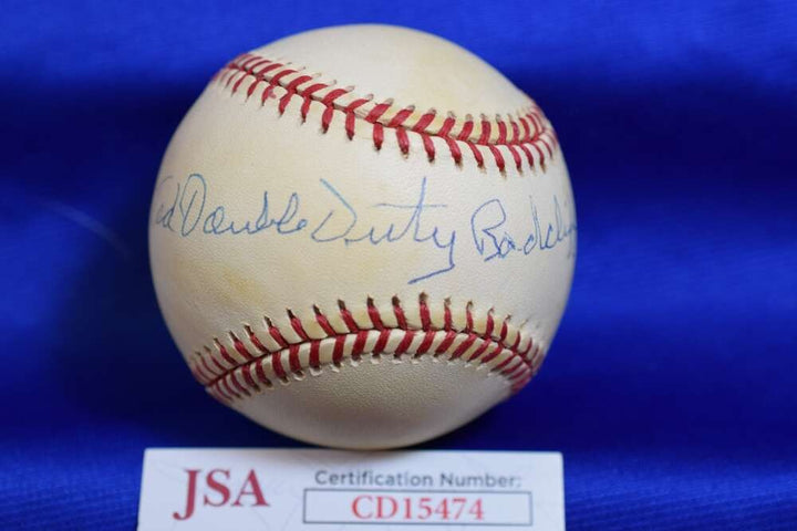 Ted Double Duty Radcliffe JSA COA Autograph OAL American League Signed Baseball