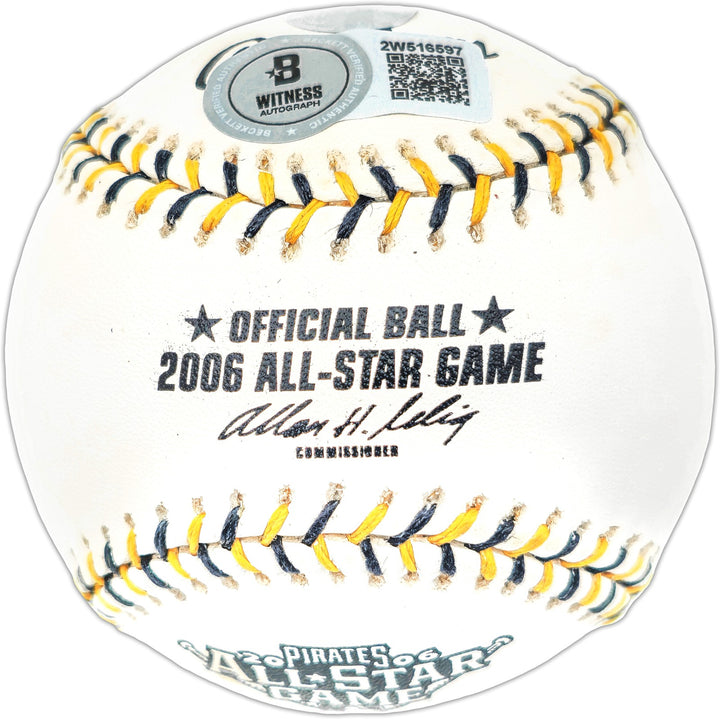Ichiro Suzuki Jose Lopez Auto 2006 ASG Game Logo Baseball Mariners Beckett