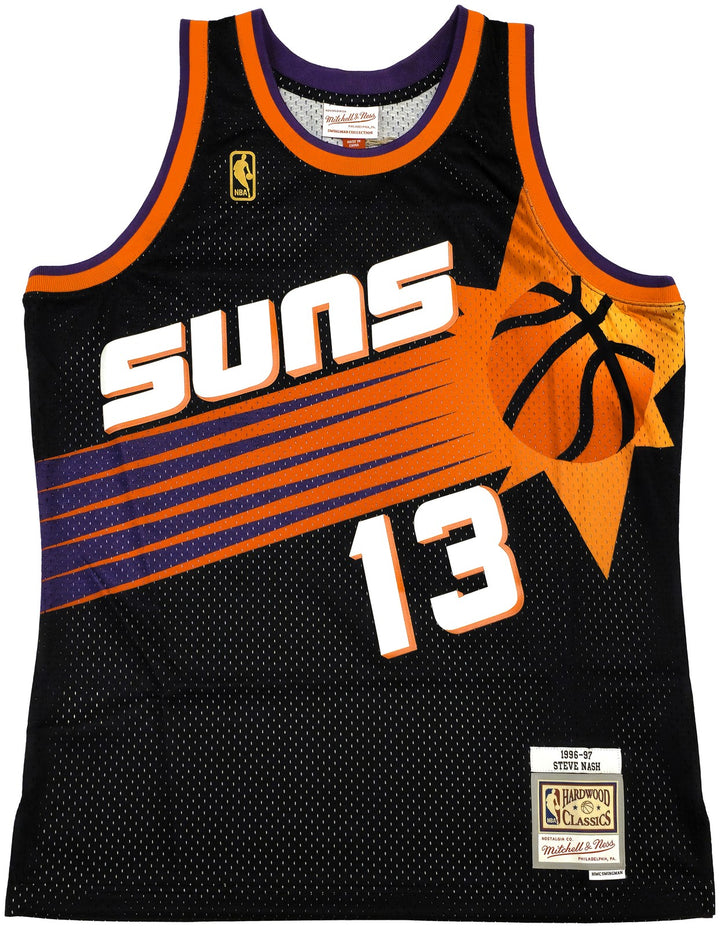 Phoenix Suns Steve Nash Black Signed Auth Swingman Jersey Beckett BAS