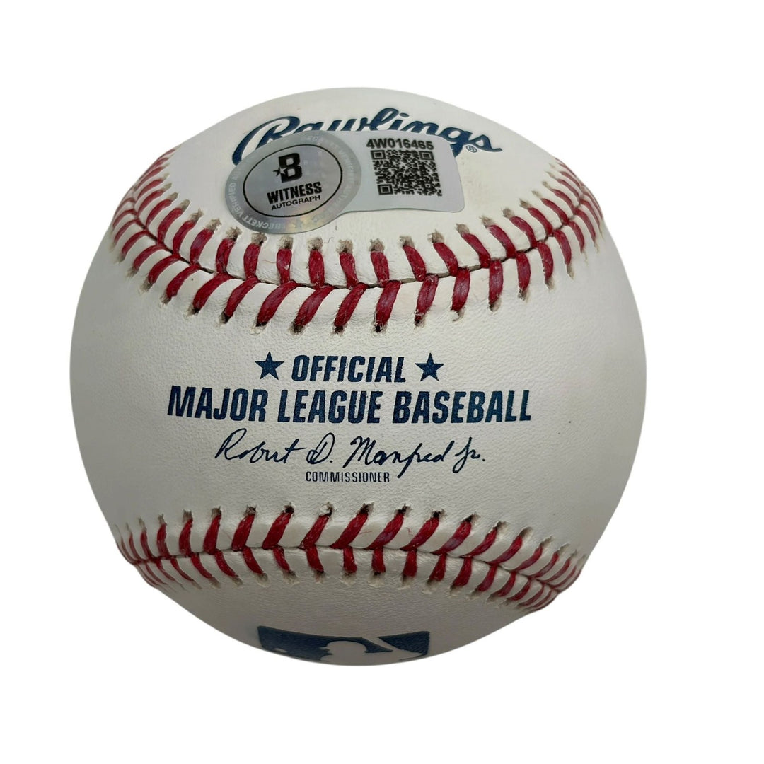 Autographed/Signed John Kruk Philly Rawlings Baseball ROML Beckett BAS COA