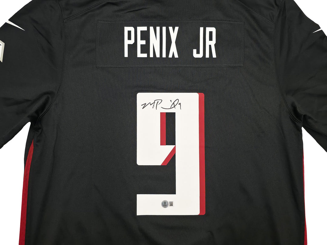 Atlanta Falcons Michael Penix Jr. Signed Black Nike Jersey Size L Beckett Wit