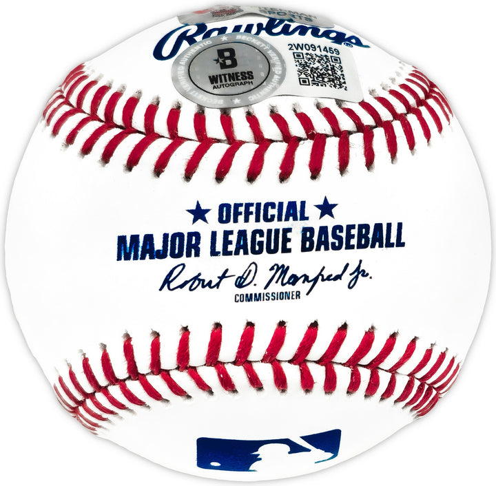 Pete Rose Signed MLB Baseball Cincinnati Reds "Charlie Hustle" Beckett Witness