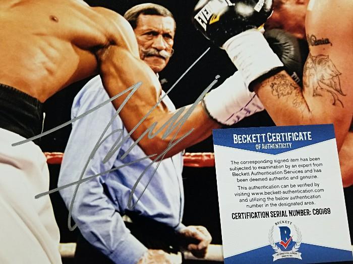 FELIX VERDEJO Signed 11x14 Photo Auto El Diamante Boxer (C)~ Beckett BAS COA