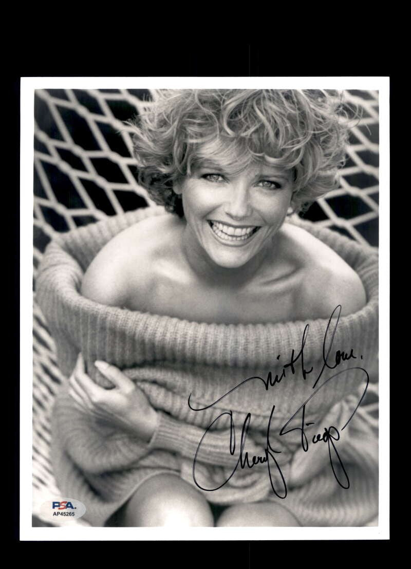 Cheryl Tiegs PSA DNA Signed 8x10 Photograph Autograph