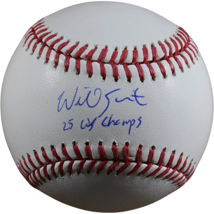 Will Smith Signed Los Angeles Dodgers OML Baseball 25 WS Champs Fanatics 56566