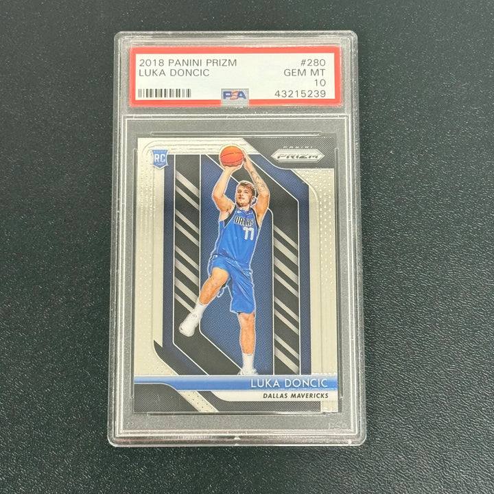 2018 Panini Prizm #280 Luka Doncic PSA 10 Dallas Mavericks