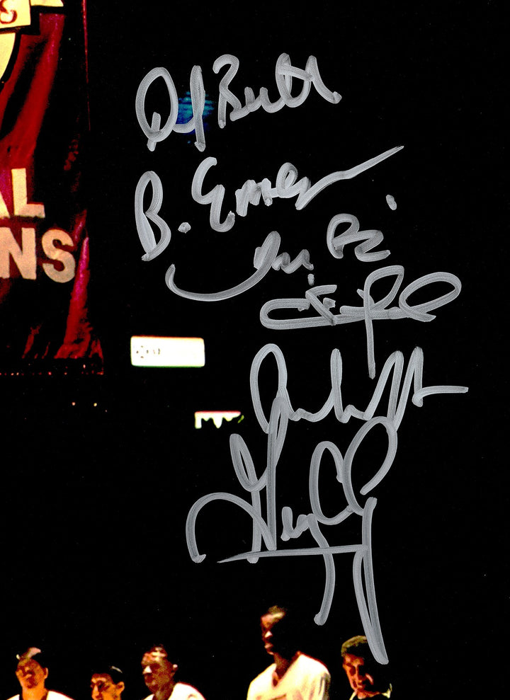 1990 NCAA Champions UNLV Runnin Rebels Auto 16x20 Photo 13 Sig Larry Johnson BAS