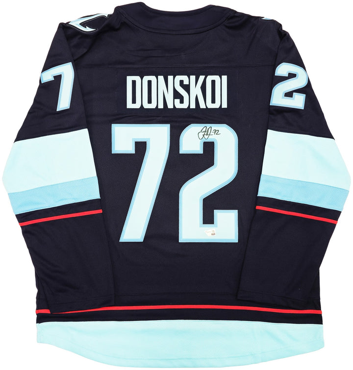 Seattle Kraken Joonas Donskoi Blue Size Signed Breakaway Jersey Patch Fanatics