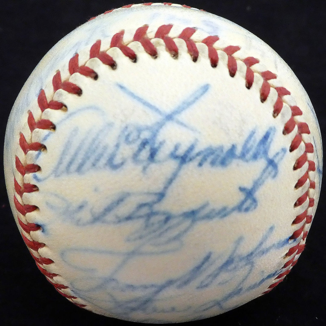 1950 Spring Training Signed NL Baseball With 22 Total Signatures Stan Musial