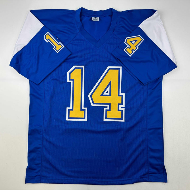 Facsimile Autographed Dan Fouts San Diego Blue Reprint Jersey Size Men's XL
