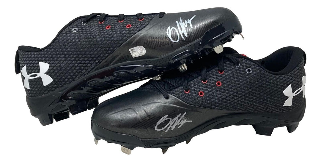 Bryce Harper Signed Pair of Game Issued Phillies UA Pair of Cleats 3 Fanatics
