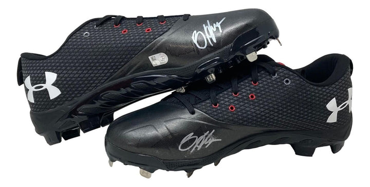 Bryce Harper Signed Pair of Game Issued Phillies UA Pair of Cleats 3 Fanatics
