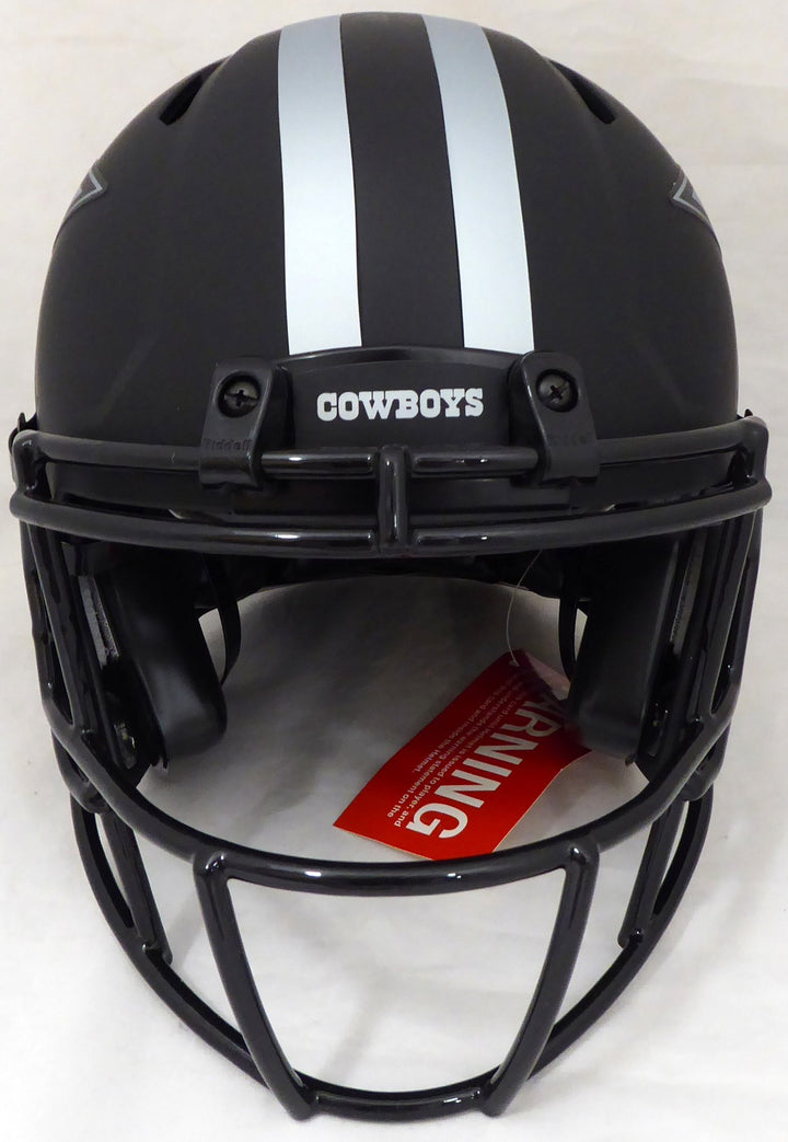 Tony Dorsett Auto Cowboys Eclipse Black Full Size Authentic Speed Helmet Beckett