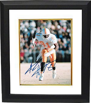 Alvin Harper signed Tennessee Volunteers 8x10 Photo Framed- Harper/GTSM Hologram