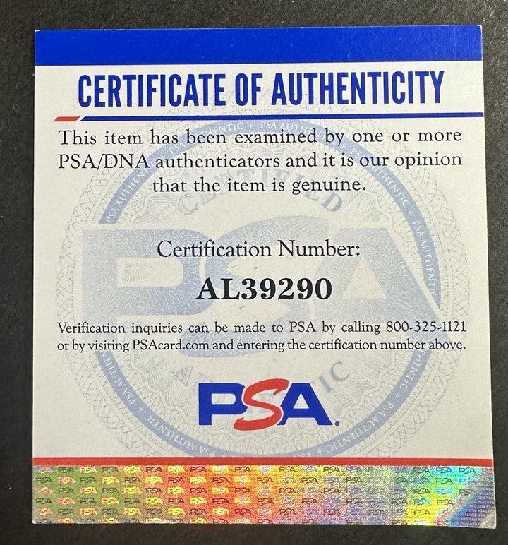 Willie Mays Signed Official NL Baseball SF Giants Autograph Clean PSA COA HOF