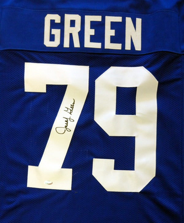 Seattle Seahawks Jacob Green Autographed Signed Blue Jersey MCS Holo