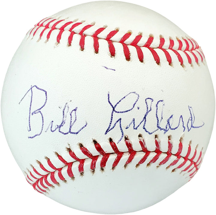Bill Lillard Auto MLB Baseball Philadelphia A's Short Stop Philadelphia A's BAS