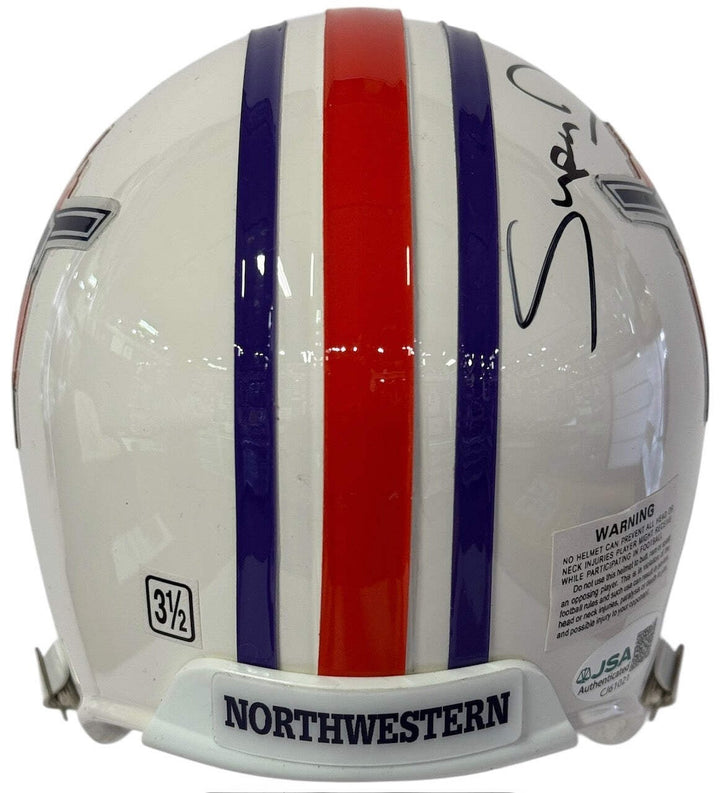 Mark Duper Autographed Northwestern State University Mini Helmet (JSA)