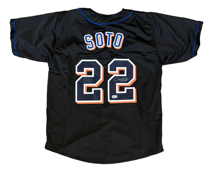Juan Soto New York Signed Black Baseball Jersey BAS