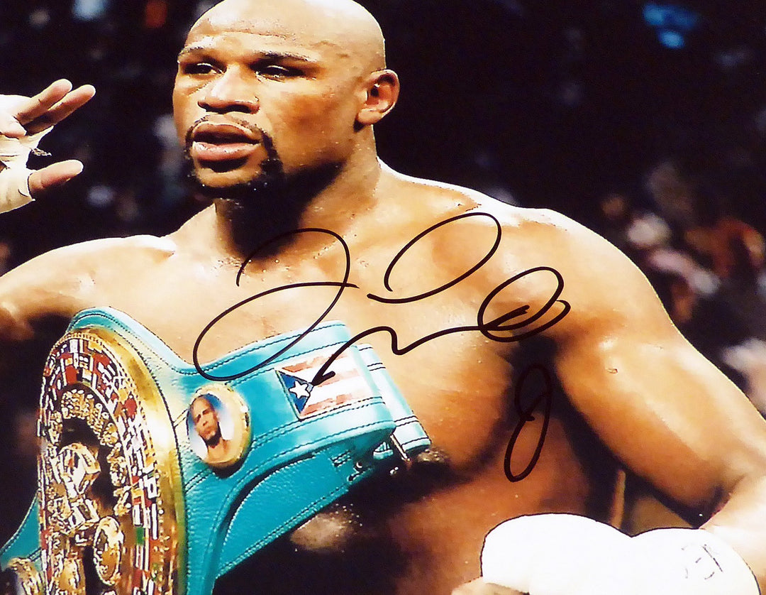 Floyd Mayweather Jr. Autographed Signed 16x20 Photo Beckett BAS #V06968