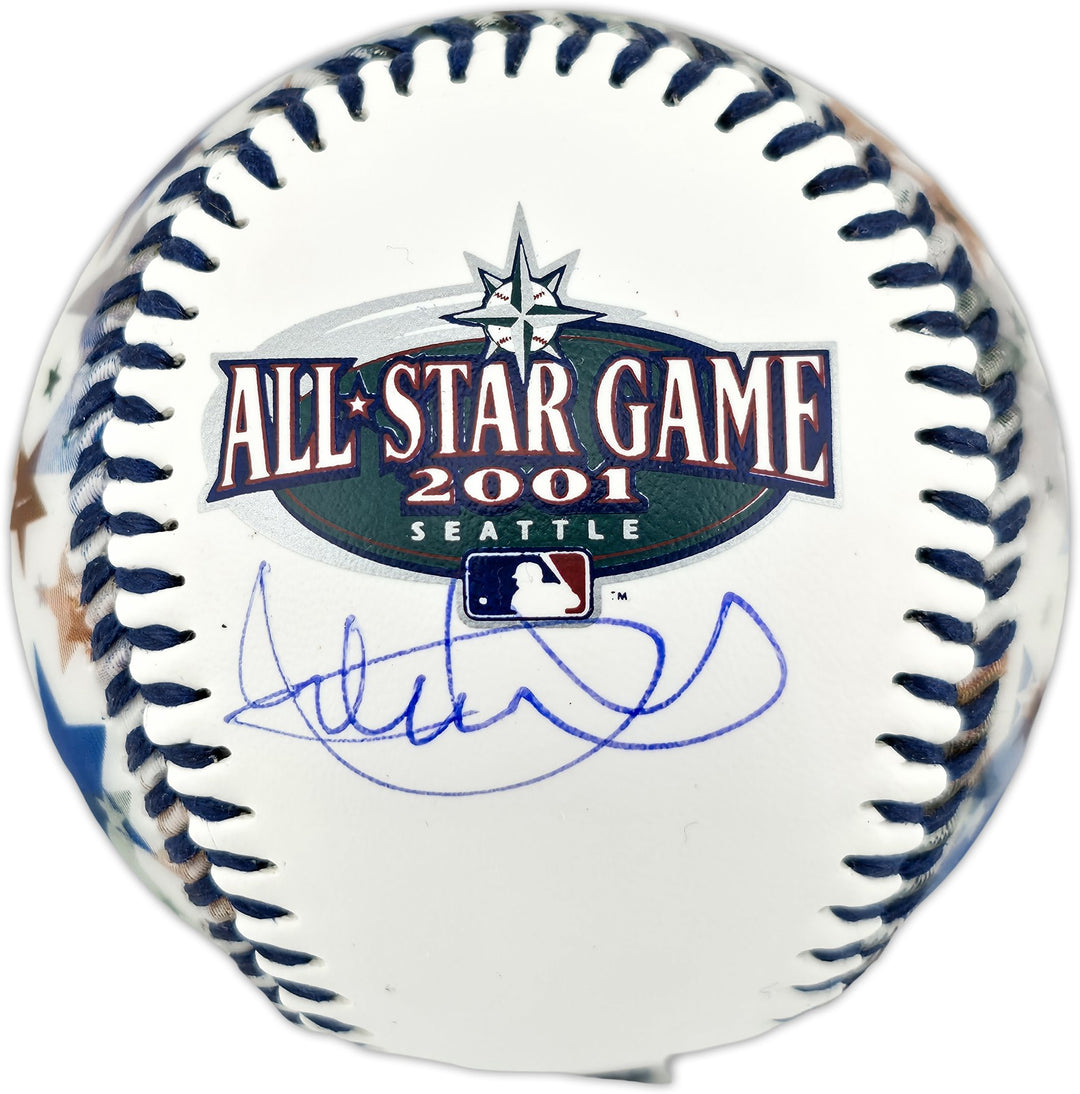 Ichiro Suzuki Signed Official 2001 All Star Game Logo Fotoball Beckett Witness