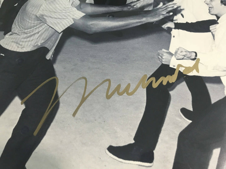 Muhammad Ali w/ The Beatles Signed 30x40 COA Online Authentics Framed Autograph