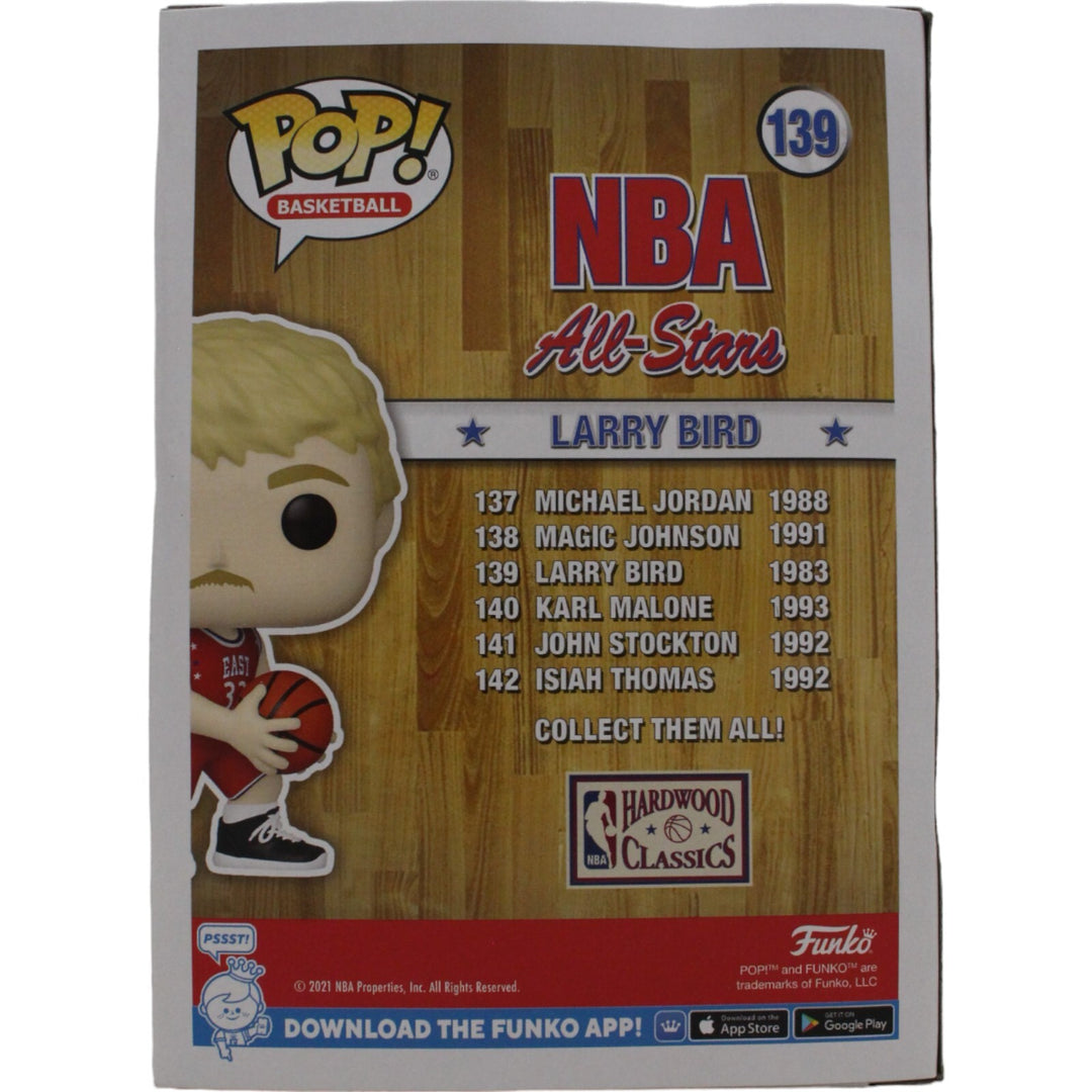 Larry Bird Autographed Boston Celtics Funko Pop! All-Star Beckett 46467