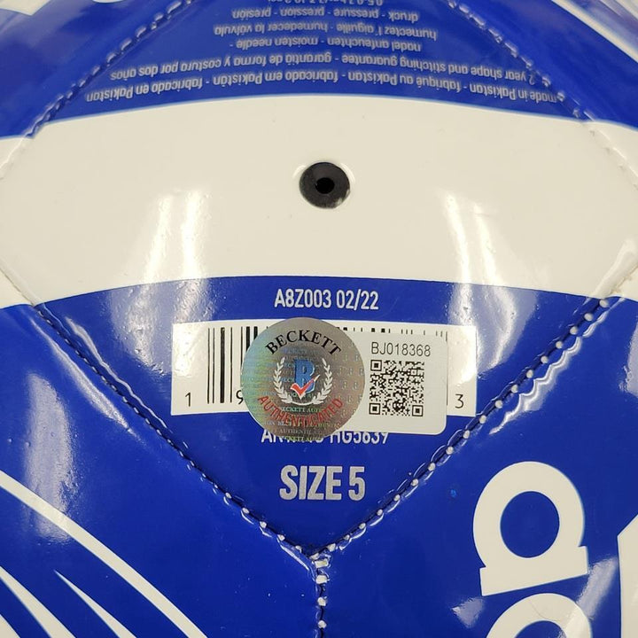 Thiago Silva signed Chelsea Adidas Soccer Ball size 5 Brazil (C) ~ BAS Holo