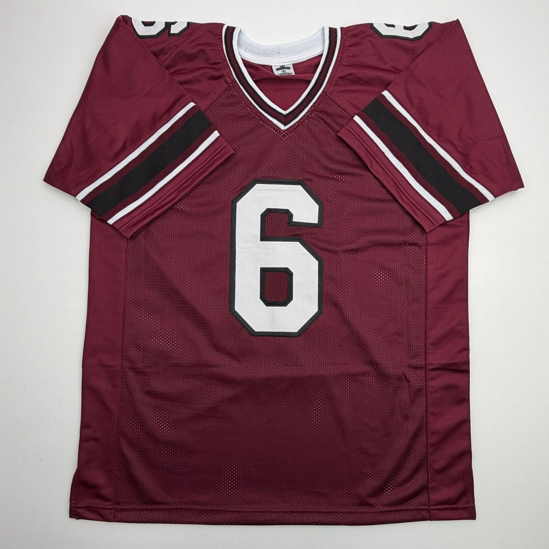 Autographed/Signed Dylan Stewart South Carolina Maroon College Jersey JSA COA