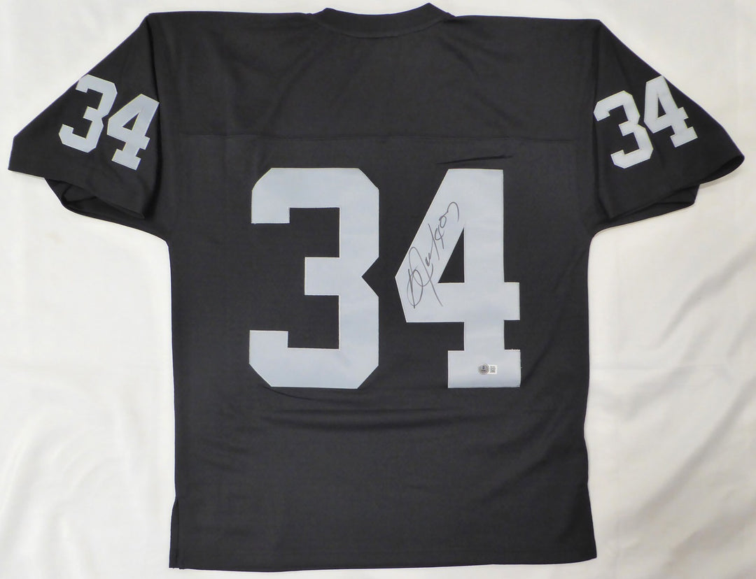 Raiders Bo Jackson Auto Black Authentic Mitchell & Ness Jersey Beckett #1W615081
