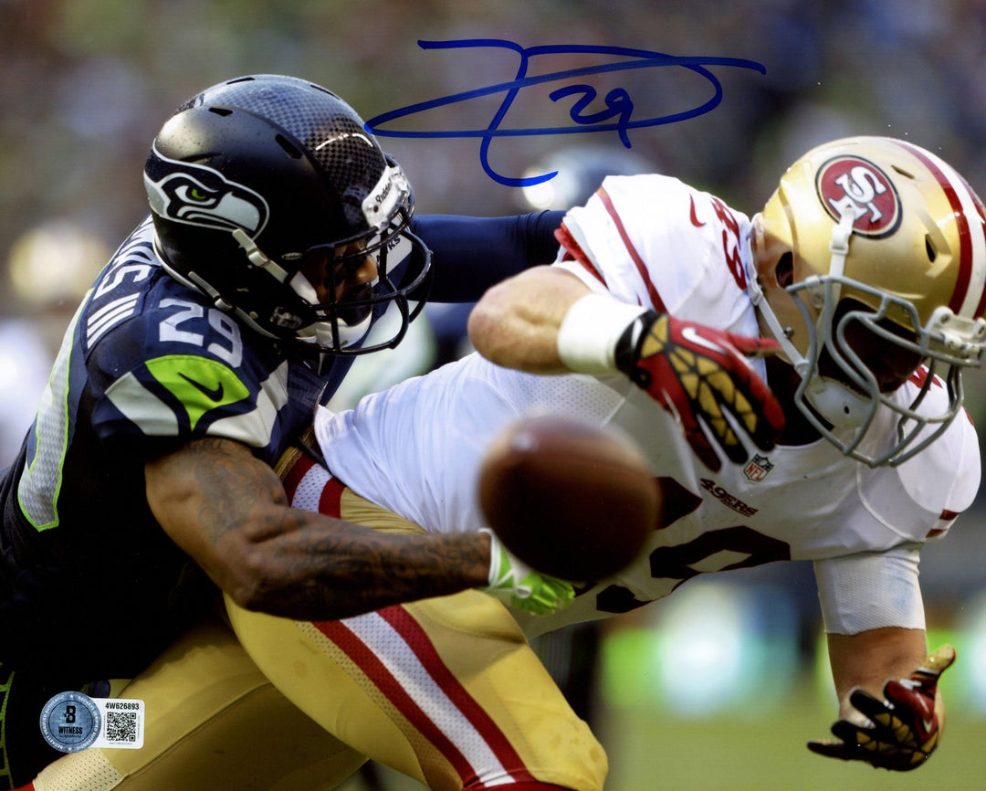 Earl Thomas III Signed 8x10 Photo Seattle Seahawks Beckett Witness