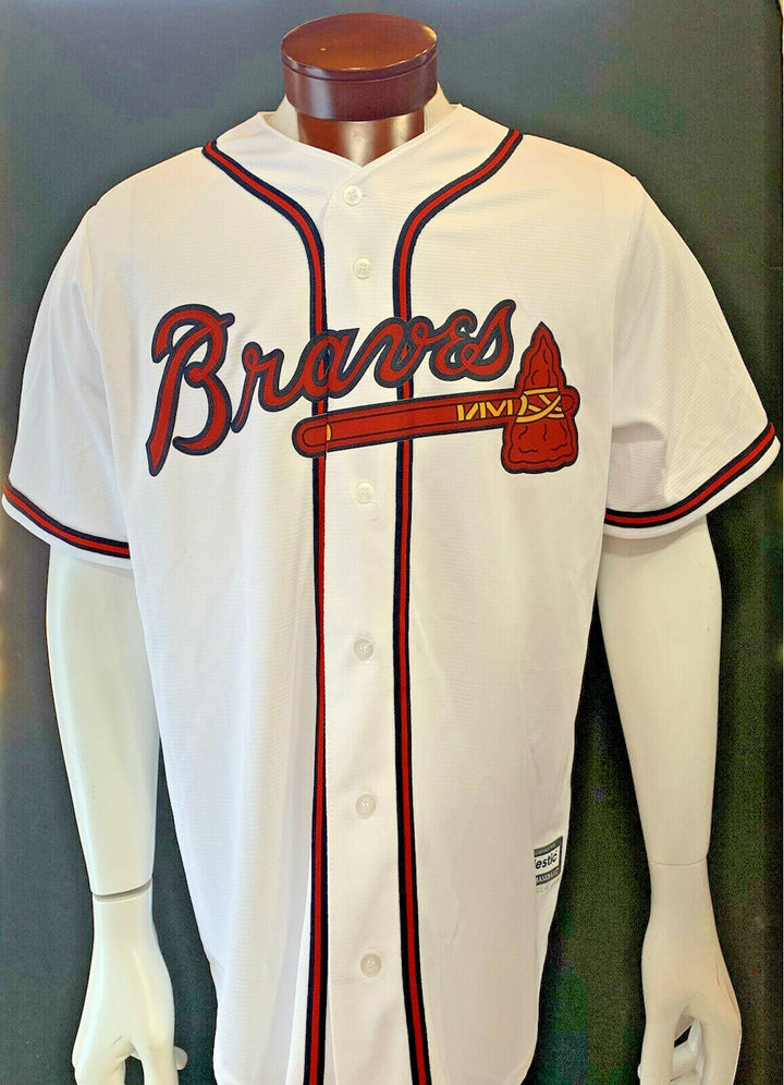 Ronald Acuna Jr. Signed Braves Majestic Jersey MLB Debut Rookie Auto JSA COA Mvp