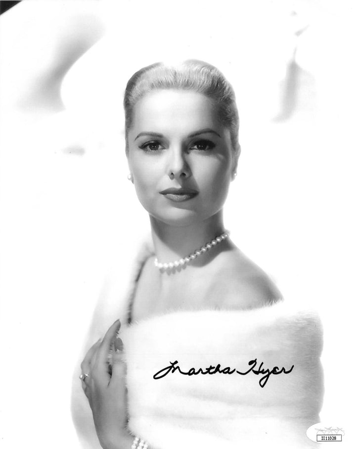 Martha Hyer signed Vintage B&W 8x10 Photo- JSA #II11028