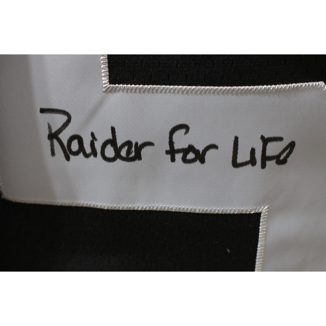 Howie Long Autographed Oakland Raiders M&N Black Jersey 2 Insc. Beckett 49676