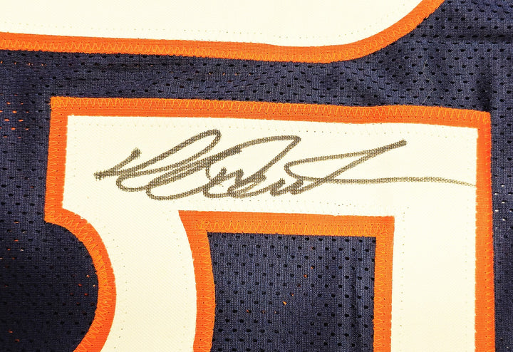Chicago Bears Richard Dent Signed Dark Blue Jersey Stats Beckett Wit