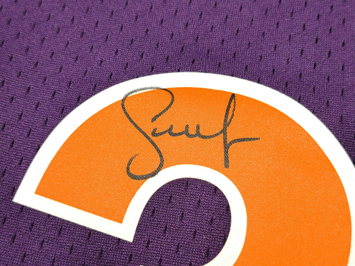 Suns Steve Nash Auto Purple Auth Mitchell Ness 05-06 HWC Swingman Jersey XL BAS