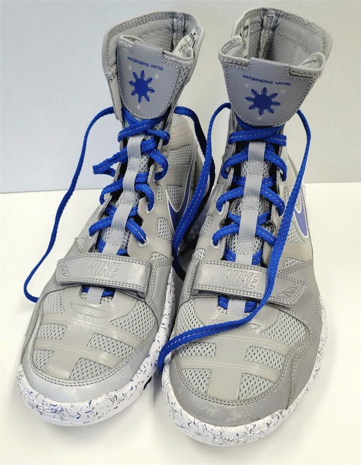 Manny Pacquiao signed Nike Free HyperKO Shield Shoes Pair autograph ~ JSA