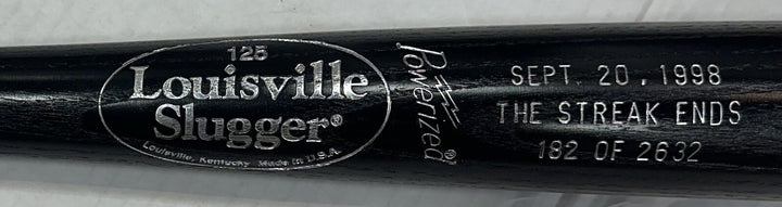 Cal Ripken Jr Signed LS Game Model Bat LE Streak 2632 Autograph Orioles #8 Holo