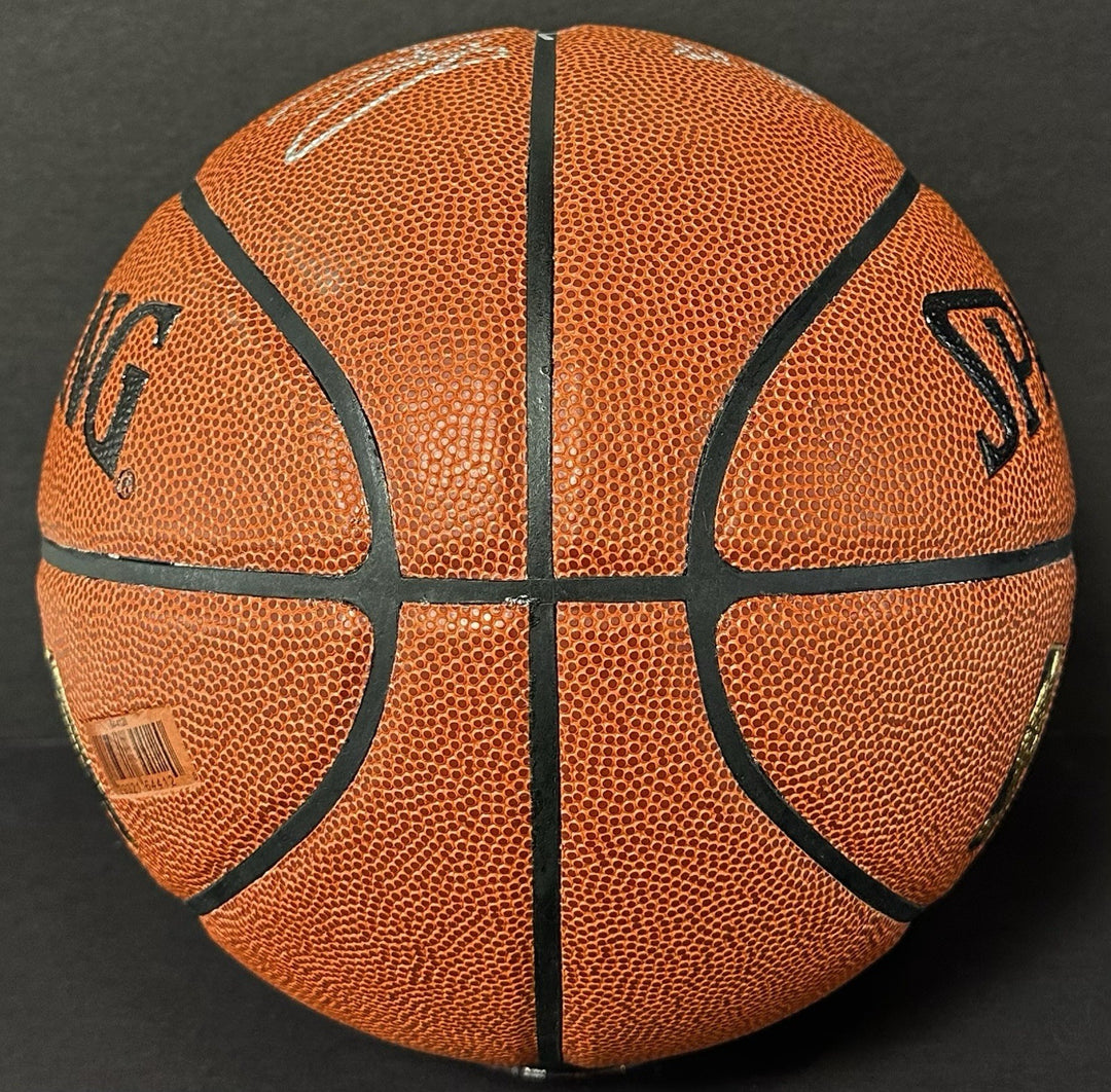 David Robinson Signed Spalding I/O Basketball Spurs HOF Dream Team Auto Steiner