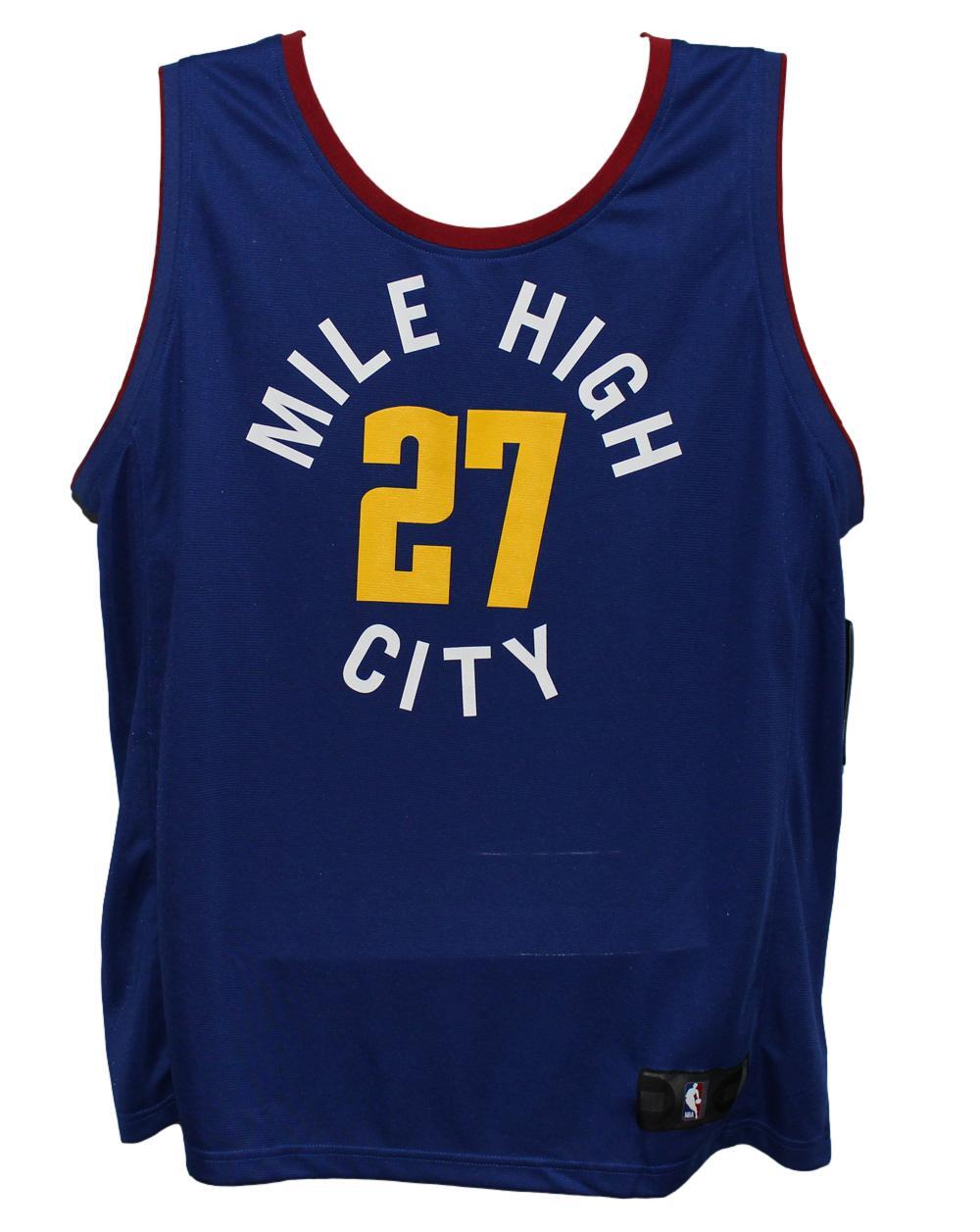 Jamal Murray Autographed Denver Nuggets Blue Fastbreak XL Jersey FAN 39647