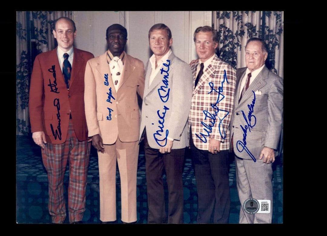 Mantle Conlan Bell Ford Stack Beckett BAS LOA Signed  8x10 Photo Autograph