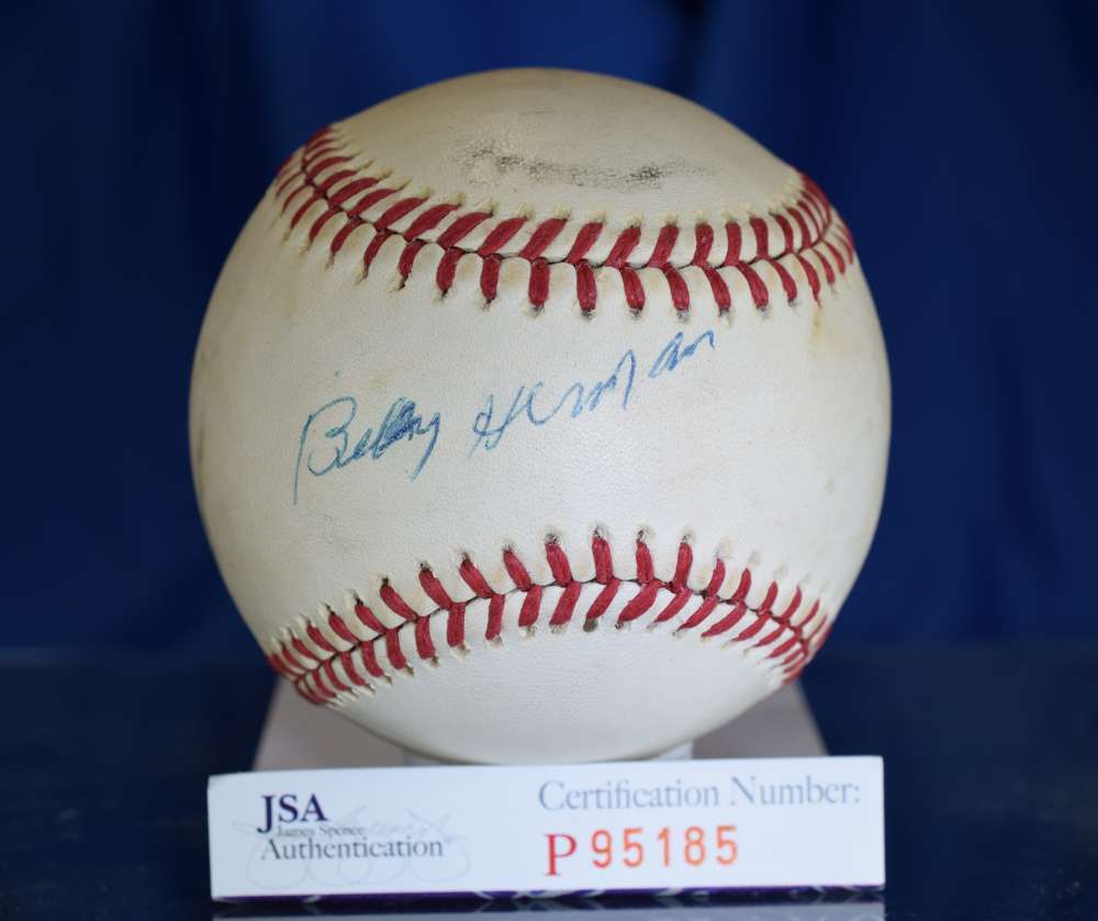 Billy Herman Jsa Hand Signed National League Autograph Baseball Authentic