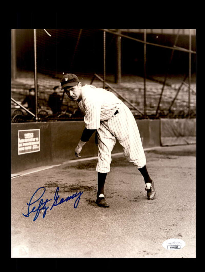 Lefty Gomez JSA Coa Signed  8x10 Photograph Autograph Yankees