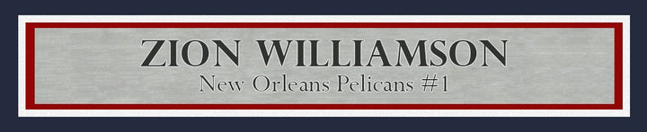 Zion Williamson Signed Framed 16x20 Photo New Orleans Pelicans Fanatics Holo
