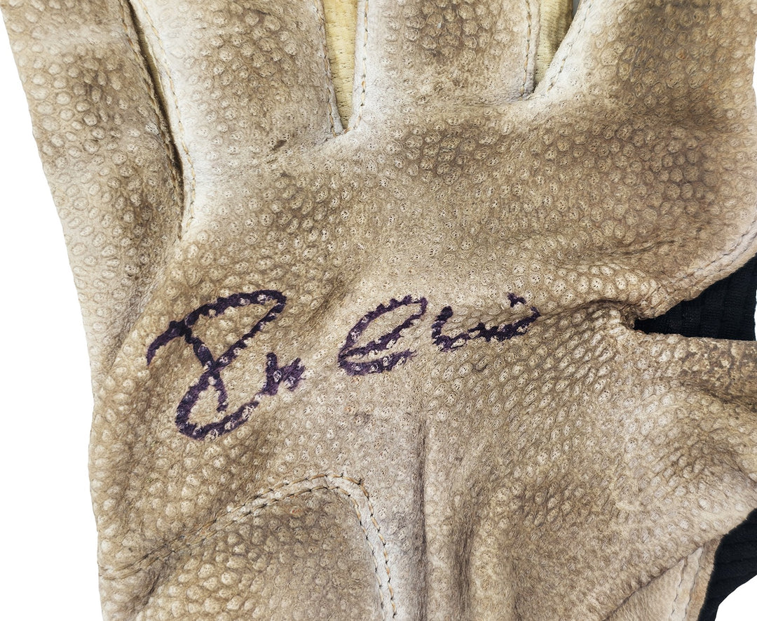 Robinson Cano Auto Pair of Game Used White Black Nike Batting Gloves Yankees PSA