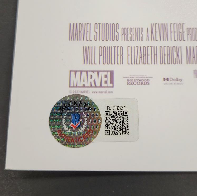 Vin Diesel signed Guardians of the Galaxy Vol. 3 11x17 photo autograph BAS