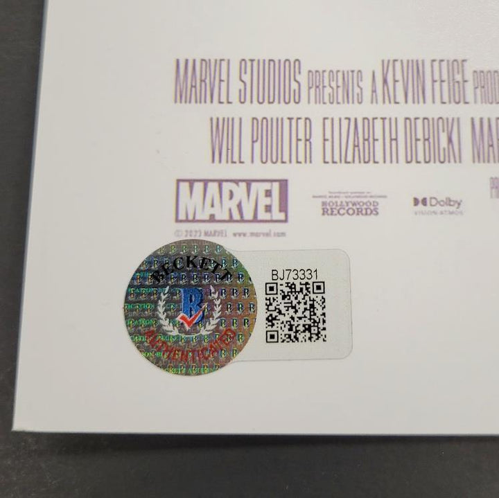 Vin Diesel signed Guardians of the Galaxy Vol. 3 11x17 photo autograph BAS