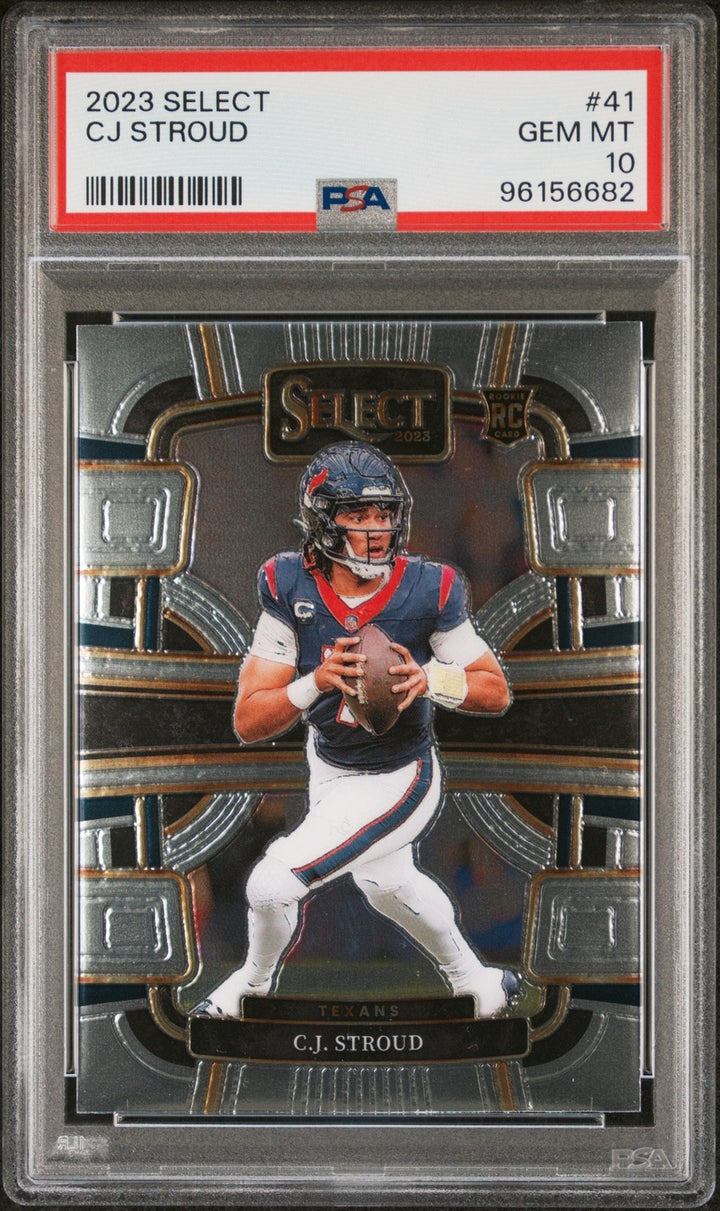 Graded 2023 Panini Select CJ Stroud #41 Rookie RC Card PSA 10 Gem Mint