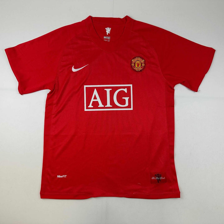 Autographed/Signed Wayne Rooney Manchester United Red 2008 Jersey BAS COA