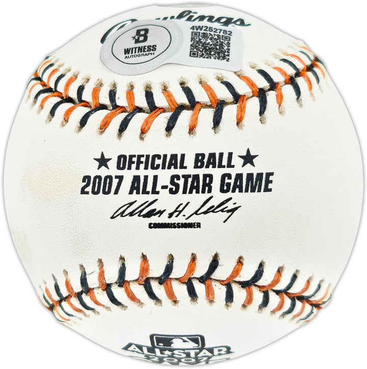 Ichiro Suzuki Auto 2007 All Star Game Logo Baseball Mariners Beckett Witness